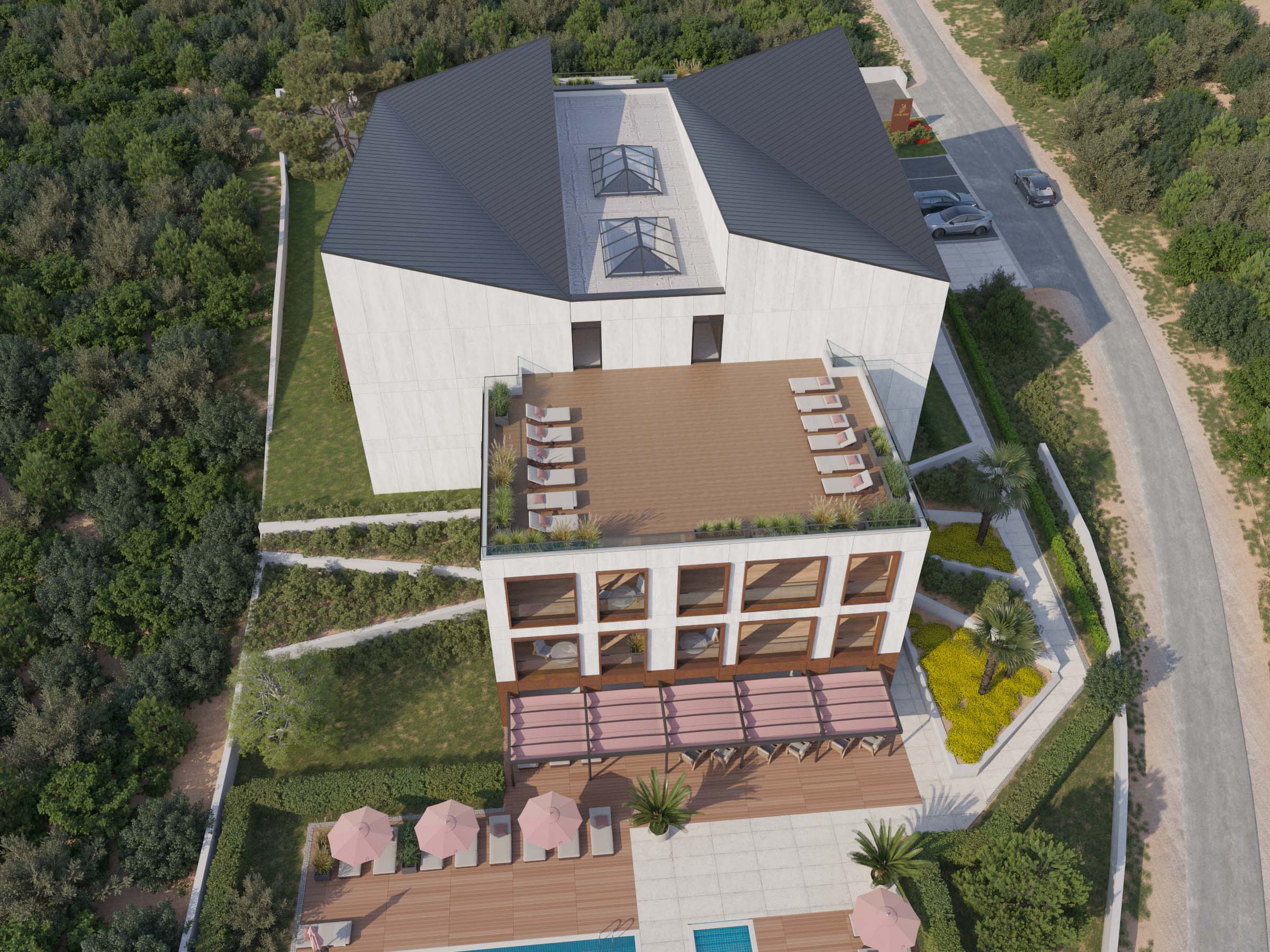 Klatka obrotu osiedla